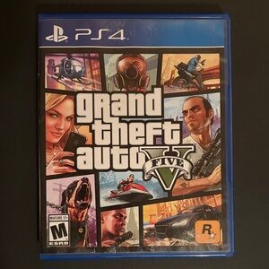 Sony PS4 Grand Theft Auto V 5 Perfect Working Condition